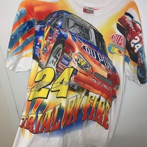 Vintage Race Car Oversized Shirt | Poshmark